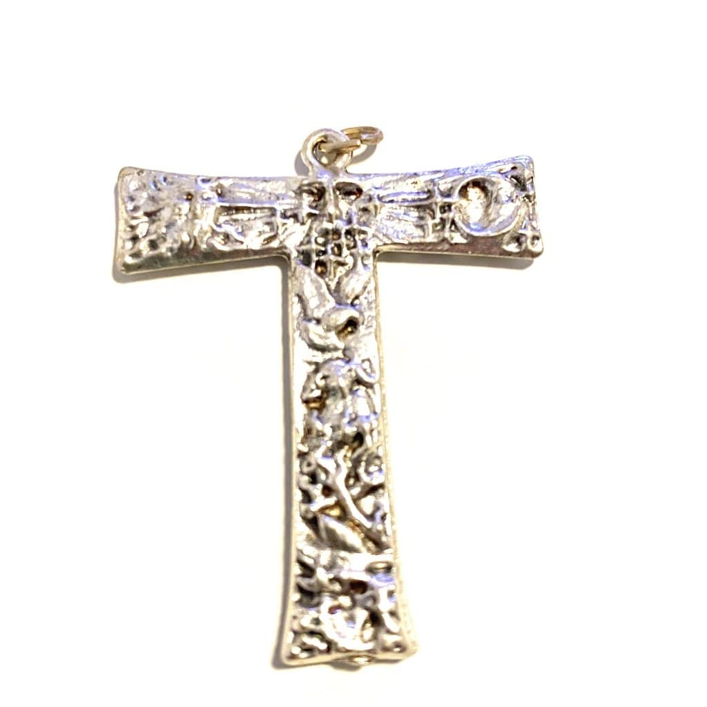 Crucifix - Franciscan Cross - St.Francis Of Assisi - Medal - Pendant - Tau | Catholically