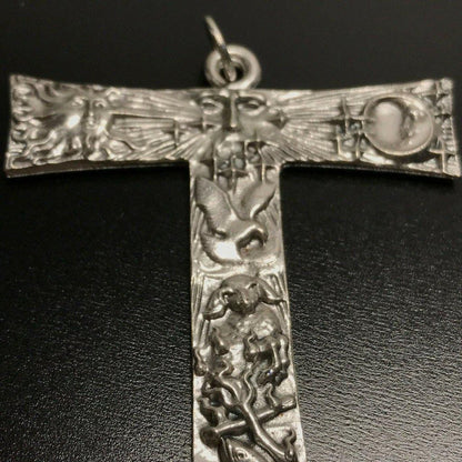 Crucifix - Franciscan Cross - St.Francis Of Assisi - Medal - Pendant - Tau | Catholically