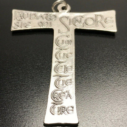 Crucifix - Franciscan Cross - St.Francis Of Assisi - Medal - Pendant - Tau | Catholically