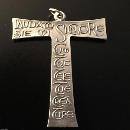 Crucifix - Franciscan Cross - St.Francis Of Assisi - Medal - Pendant - Tau | Catholically