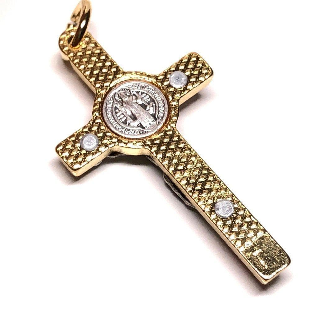 Cruz San Benito - Cross St. Benedict - Tiny Pendant - Rosary Parts - Crucifix | Catholically