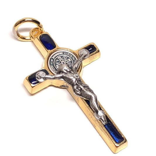 Cruz San Benito - Cross St. Benedict - Tiny Pendant - Rosary Parts - Crucifix | Catholically