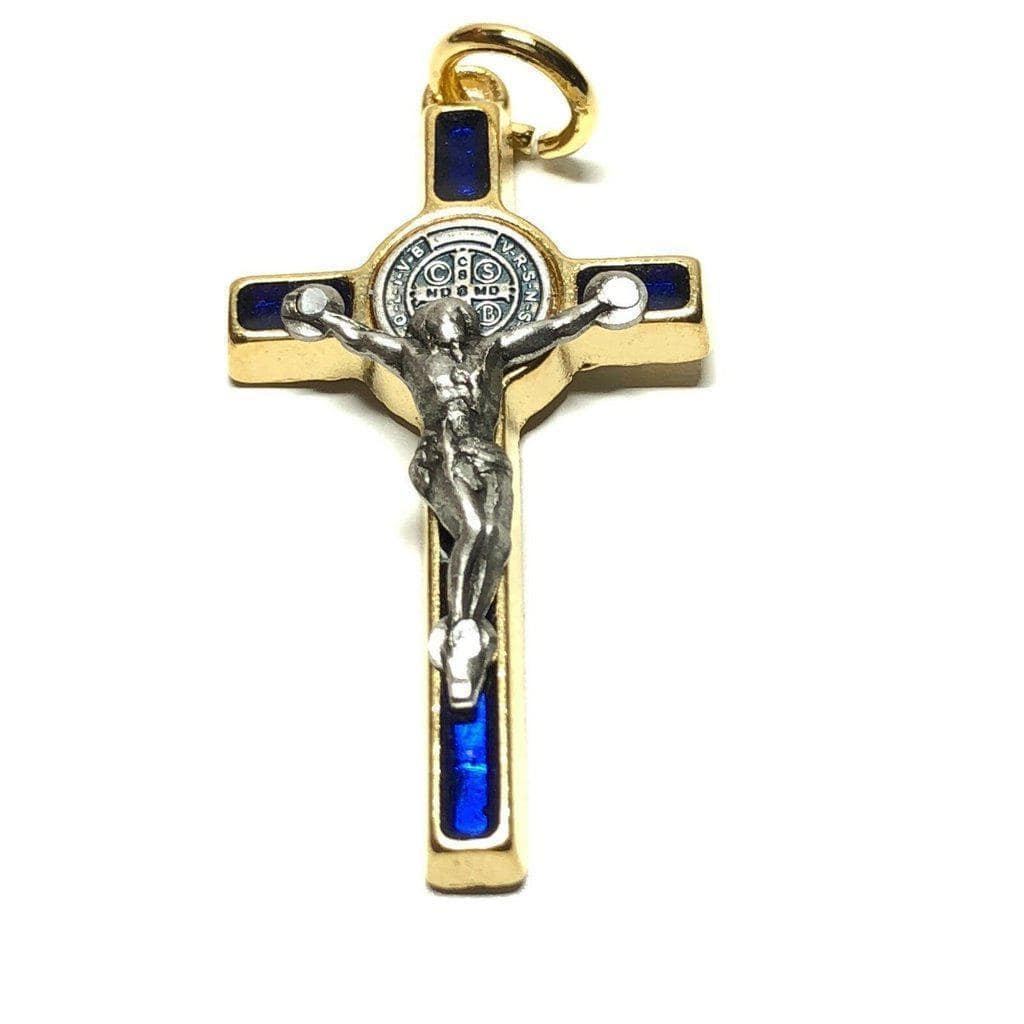 Cruz San Benito - Cross St. Benedict - Tiny Pendant - Rosary Parts - Crucifix | Catholically