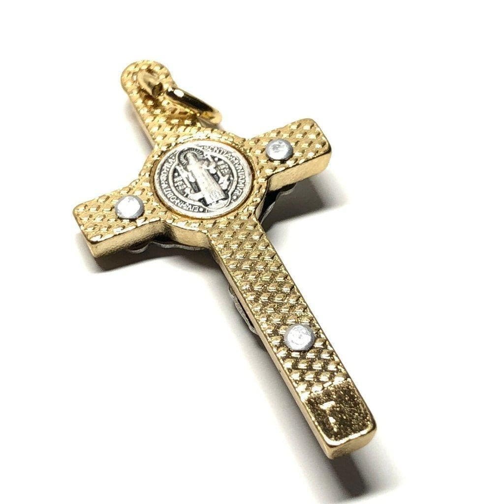 Cruz San Benito - Cross St. Benedict - Tiny Pendant - Rosary Parts - Crucifix | Catholically