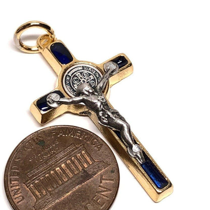 Cruz San Benito - Cross St. Benedict - Tiny Pendant - Rosary Parts - Crucifix | Catholically