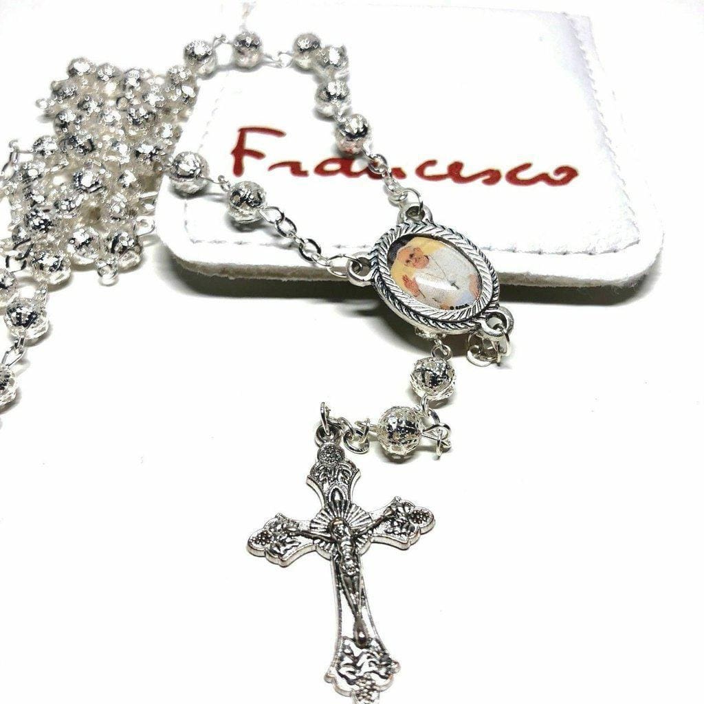 Dedicated To Pope Francis - Filigree Rosary Blessed By Pope | Catholically