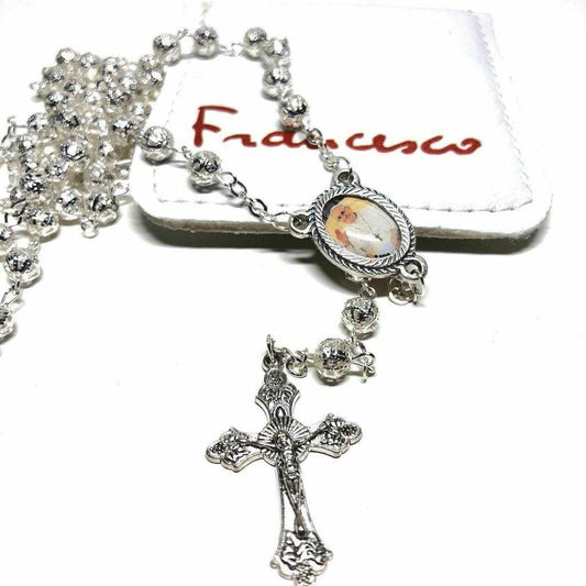 Dedicated To Pope Francis - Filigree Rosary Blessed By Pope | Catholically
