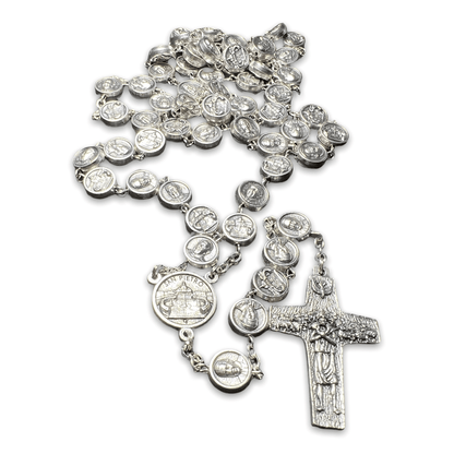 Dedicated To Pope Francis - Metal Rosary Blessed By Pope - Heavy! | Catholically