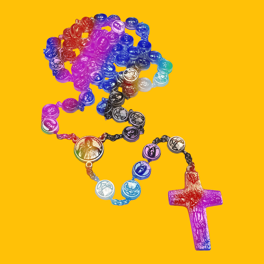 Dedicated To Pope Francis - Metal Rosary Blessed By Pope - Heavy! | Catholically