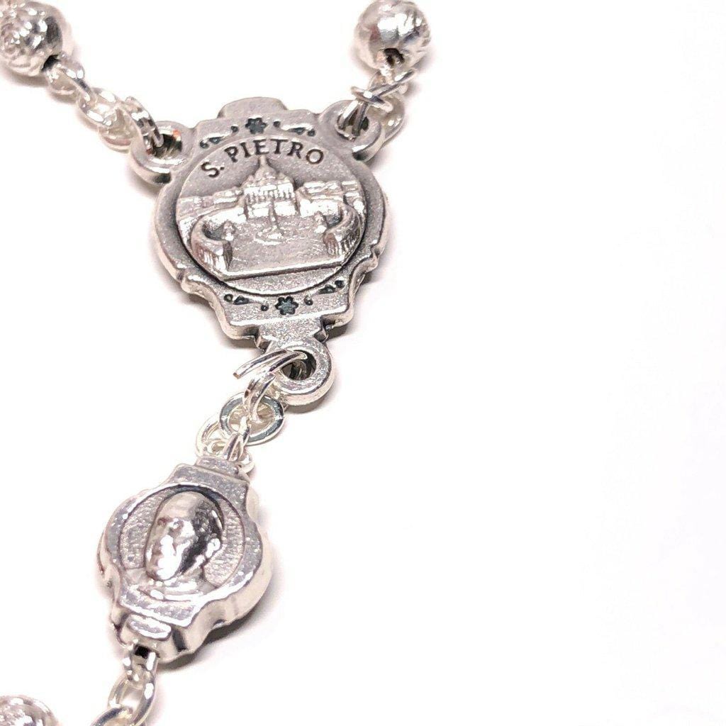 Dedicated To Pope Francis - Tiny Rosary w/ Case - Blessed By Pope | Catholically