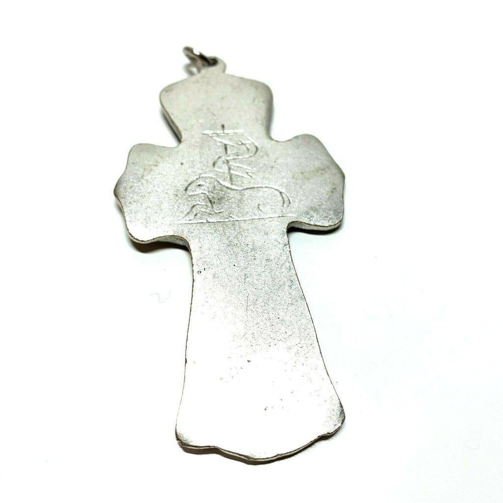 Divine Mercy Of Jesus Pectoral Cross Crucifix - Blessed by Pope | Catholically
