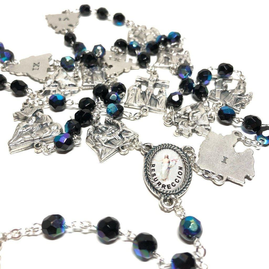 Easter Rosary Stations Of The Cross Sparkling Via Crucis -Blessed | Catholically
