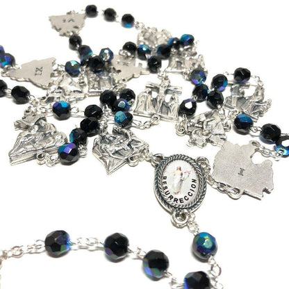 Easter Rosary Stations Of The Cross Sparkling Via Crucis -Blessed | Catholically