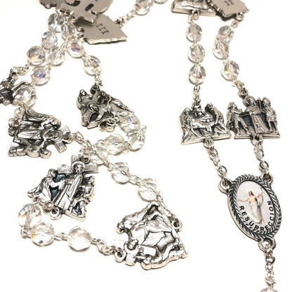 Easter Rosary Stations Of The Cross Sparkling Via Crucis -Blessed | Catholically
