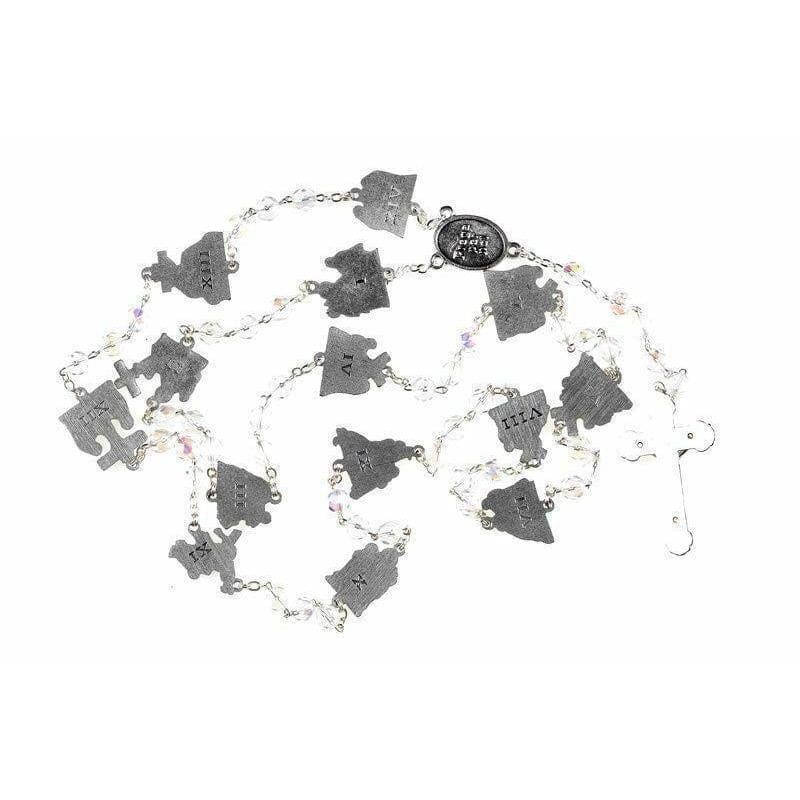 Easter Rosary Stations Of The Cross Sparkling Via Crucis -Blessed | Catholically