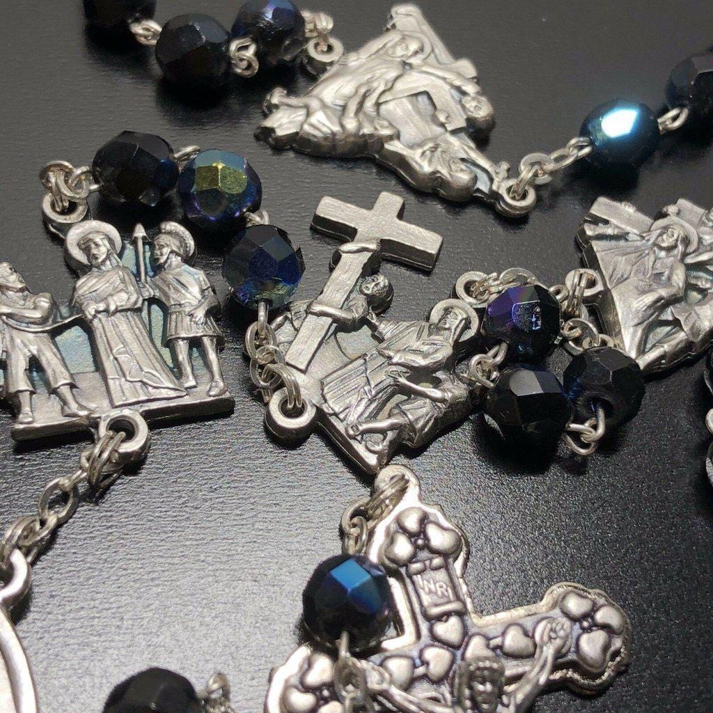 Easter Rosary Stations Of The Cross Sparkling Via Crucis -Blessed | Catholically