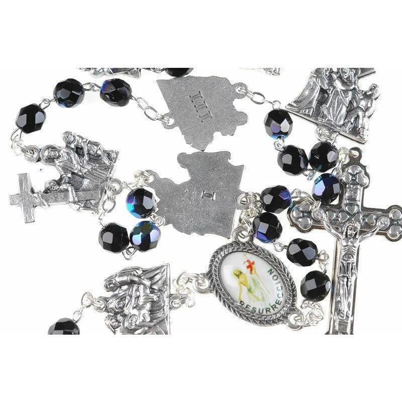 Easter Rosary Stations Of The Cross Sparkling Via Crucis -Blessed | Catholically