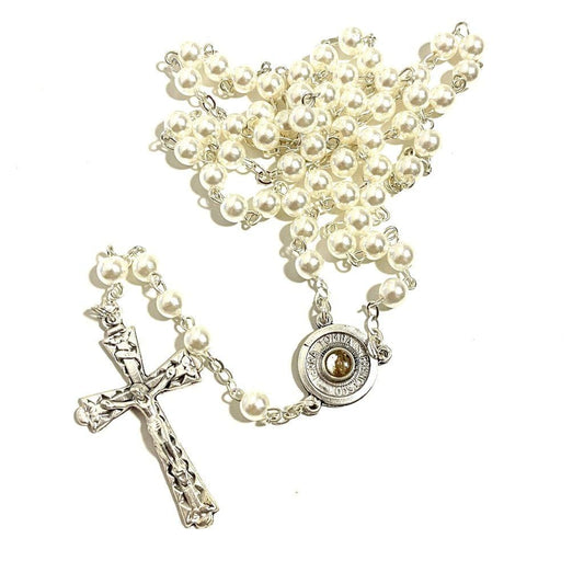 Franciscan Rosary Blessed by Pope  St. Francis Assisi Relic | Catholically