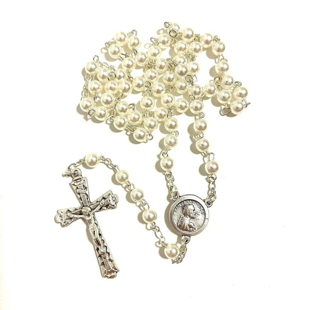 Franciscan Rosary Blessed by Pope  St. Francis Assisi Relic | Catholically