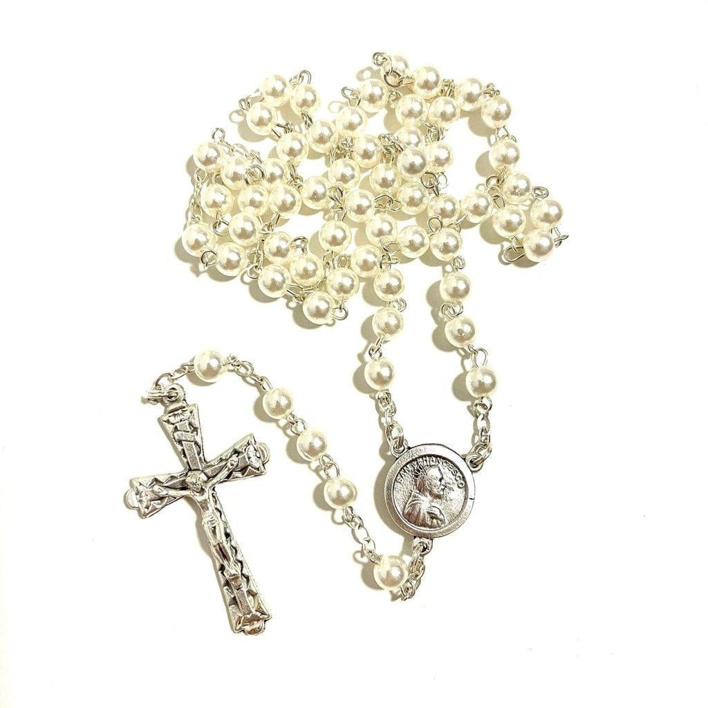 Franciscan Rosary Blessed by Pope  St. Francis Assisi Relic | Catholically