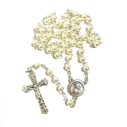 Franciscan Rosary Blessed by Pope  St. Francis Assisi Relic | Catholically
