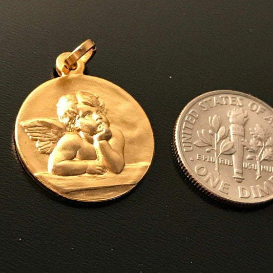 Guardian Angel Silver 925 - Catholic Medal / Charm  Blessed by Pope | Catholically