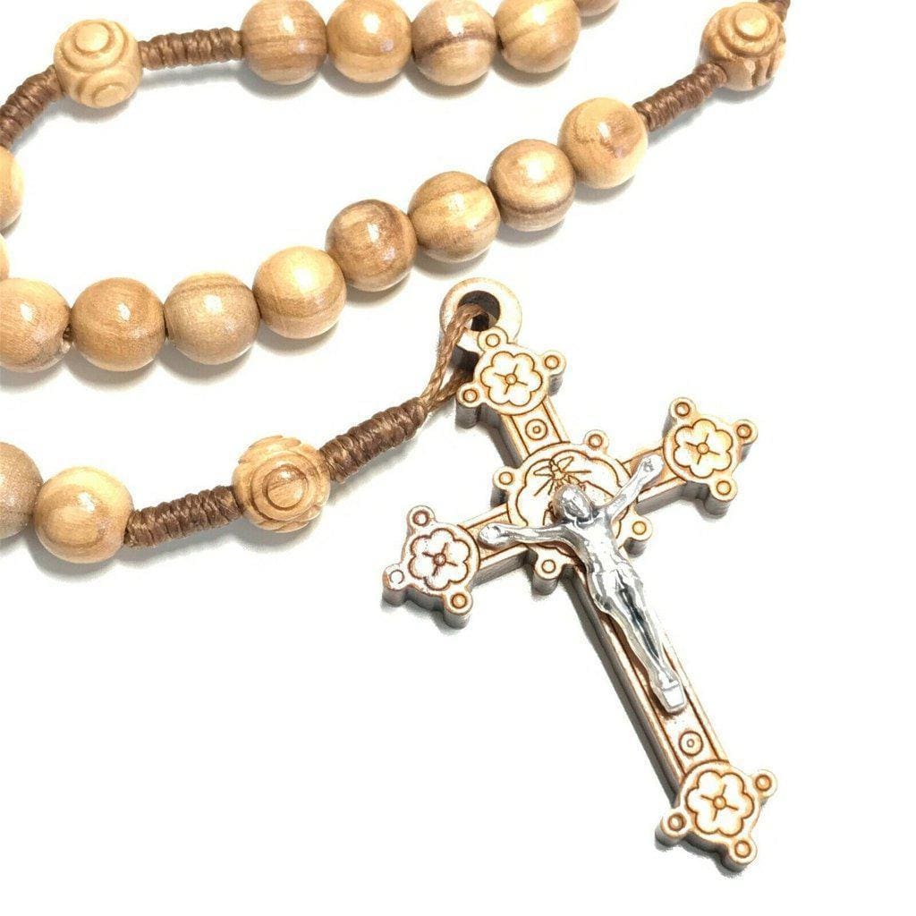 Handmade By Nuns Catholic Virgin Mary Miraculous Medal Rosary Blessed By Pope | Catholically