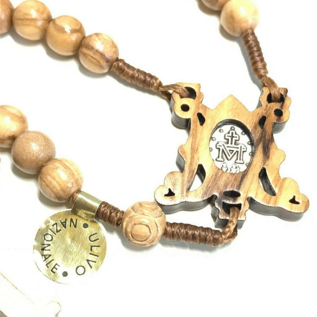 Handmade By Nuns Catholic Virgin Mary Miraculous Medal Rosary Blessed By Pope | Catholically