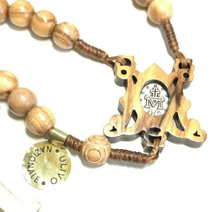 Handmade By Nuns Catholic Virgin Mary Miraculous Medal Rosary Blessed By Pope | Catholically