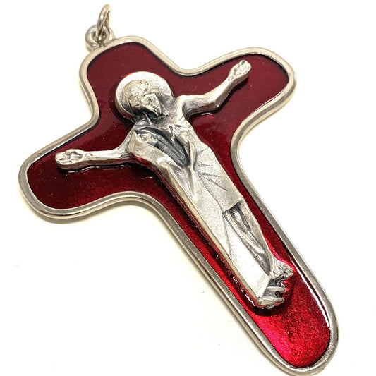 High Quality Sorrowful Mother Pectoral Cross -Crucifix - Blessed by Pope | Catholically