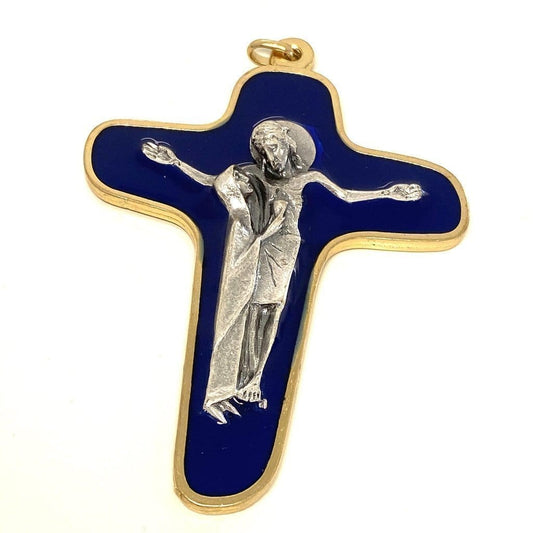 High Quality Sorrowful Mother Pectoral Cross -Crucifix - Blessed by Pope | Catholically