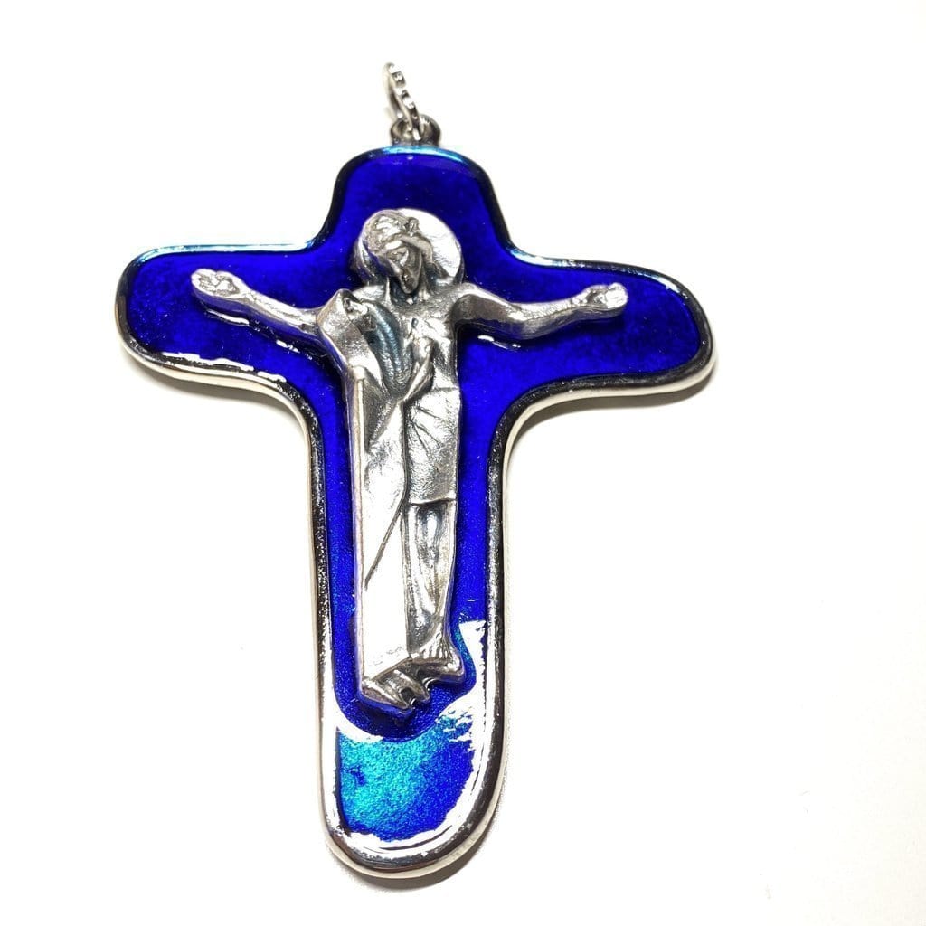 High Quality Sorrowful Mother Pectoral Cross -Crucifix - Blessed by Pope | Catholically