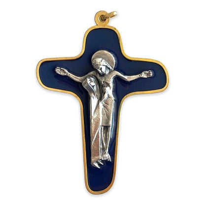 High Quality Sorrowful Mother Pectoral Cross -Crucifix - Blessed by Pope | Catholically