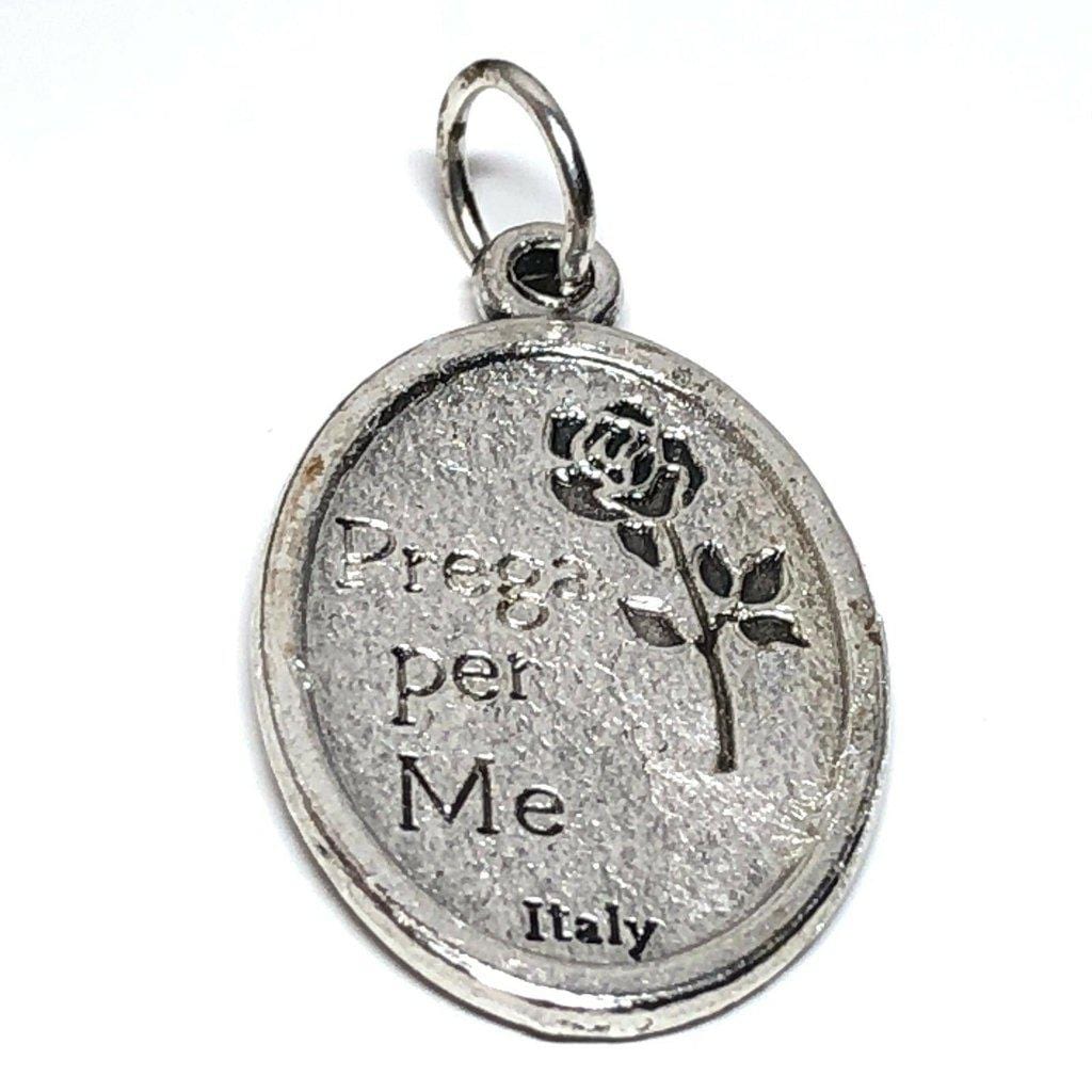 Holy Face Of Jesus  Oviedo  Silver Oxidized Medal Pendant  Blessed By Pope | Catholically