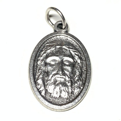 Holy Face of Jesus - Shroud of Turin - Sabana Santa - Medal Pendant - Blessed | Catholically
