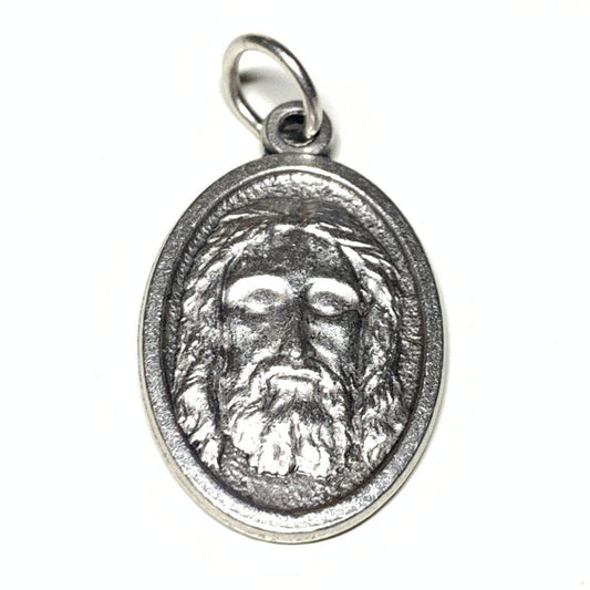 Holy Face of Jesus - Shroud of Turin - Sabana Santa - Medal Pendant - Blessed | Catholically