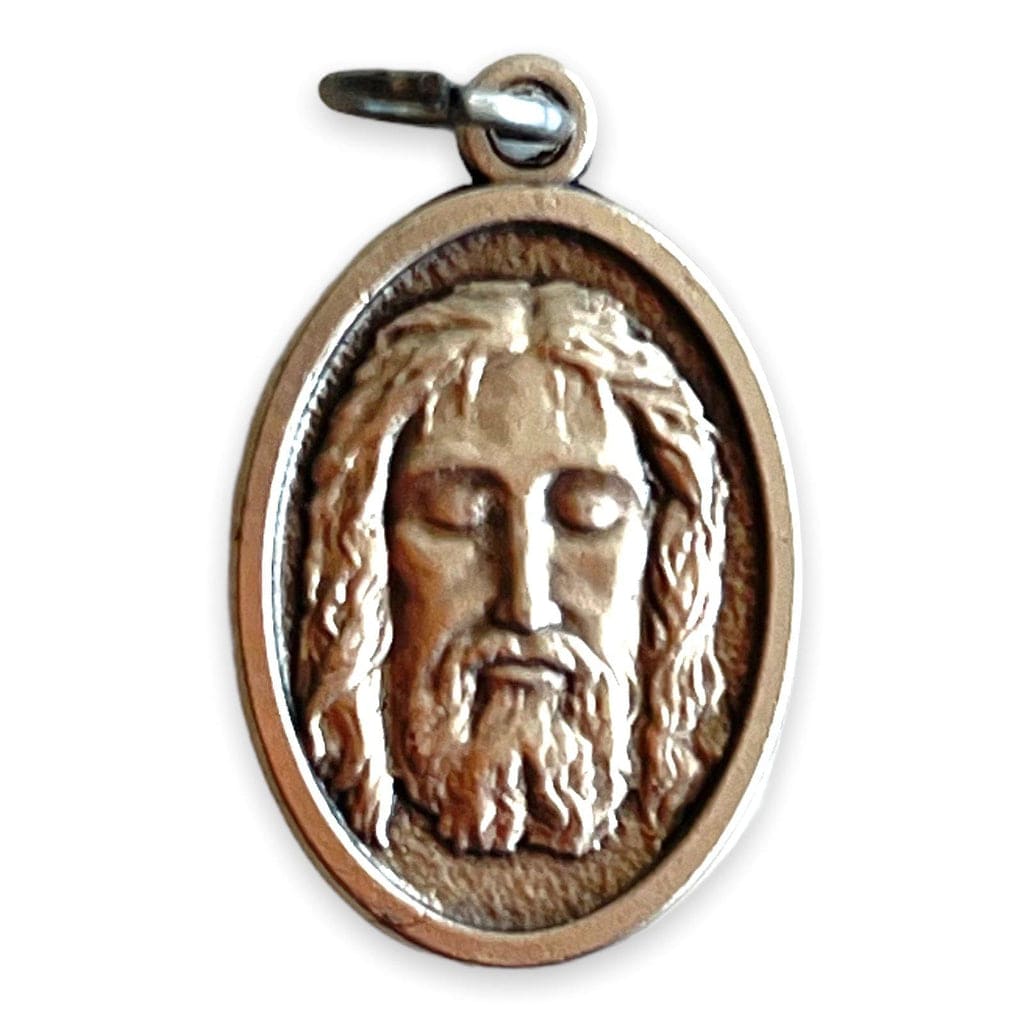 Holy Face Of Jesus  Shroud of Turin Sbana Santa - Medal Pendant  Blessed | Catholically