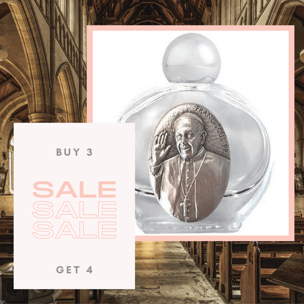 Holy Water 4x SET - Blessed Water - St. Peter Basilica - Catholic Gift | Catholically
