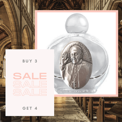 Holy Water 4x SET - Blessed Water - St. Peter Basilica - Catholic Gift | Catholically