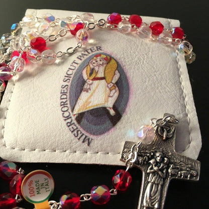 Holy Year Crystal Rosary Blessed by Pope On Rqst - Jubilee Of Mercy 2016 | Catholically