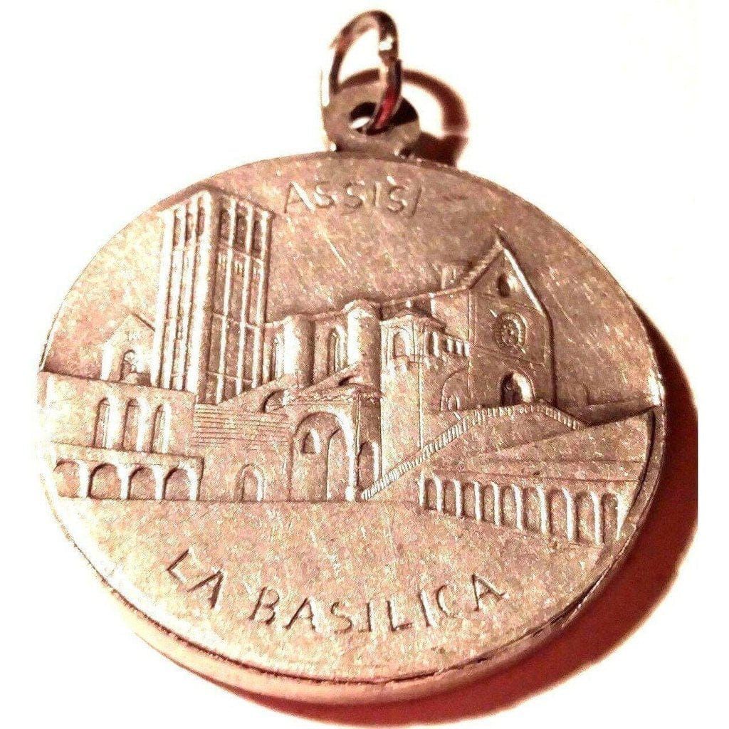 Huge St. Francis Of Assisi Wolf Medal 1.25 -Franciscan Pendant Charm | Catholically