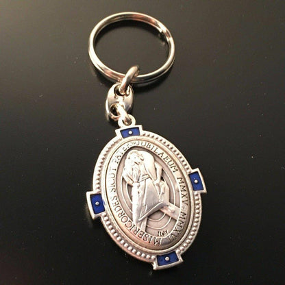 Jubilee Key Ring W/ Medal Blessed By Pope - Holy Year Of Mercy | Catholically