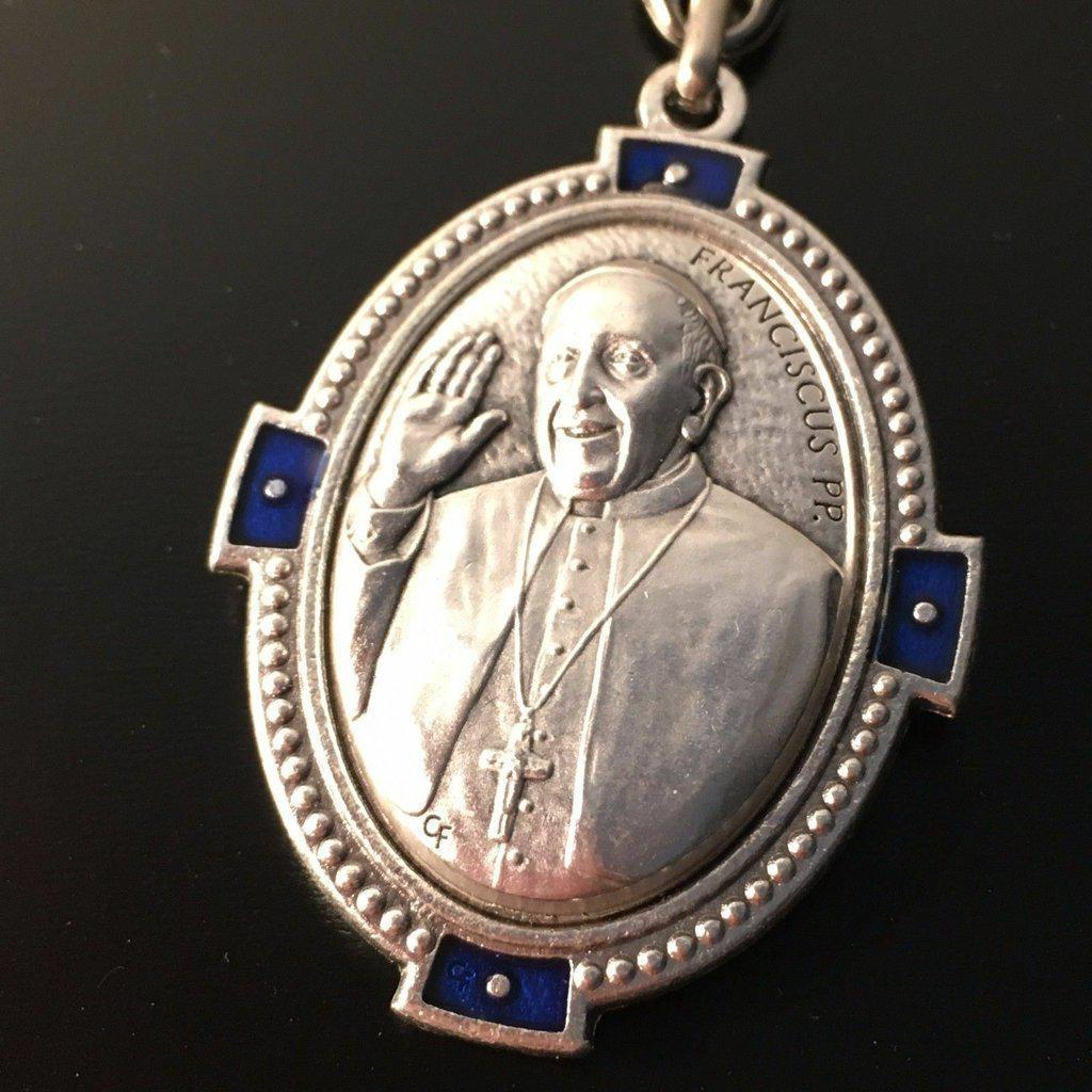 Jubilee Key Ring W/ Medal Blessed By Pope - Holy Year Of Mercy | Catholically