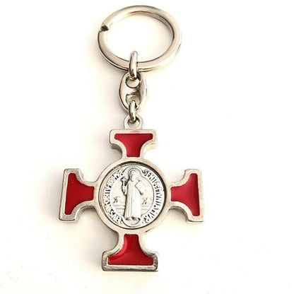 Key chain - Saint Benedict Medallion - Keyring - Exorcism | Catholically