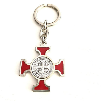 Key chain - Saint Benedict Medallion - Keyring - Exorcism | Catholically