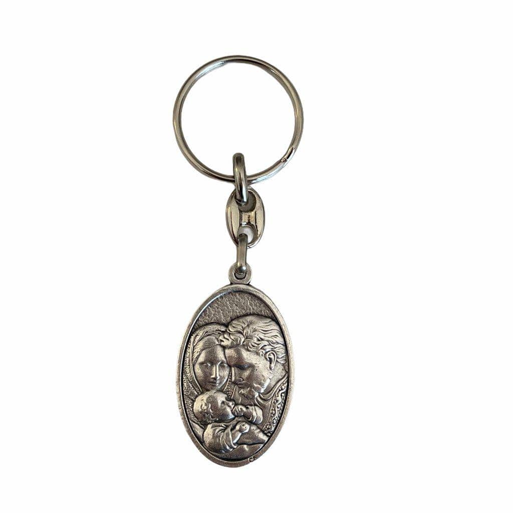 Key Ring - Blessed By Pope - Key chain - Holy  Sacred Family | Catholically