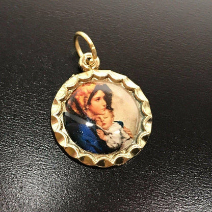 Madonna Of The Streets - Our Lady Virgn Mary Medal - Pendant Catholic Charm | Catholically