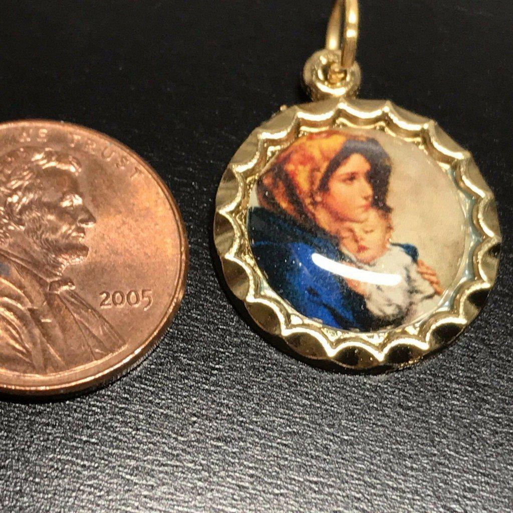 Madonna Of The Streets - Our Lady Virgn Mary Medal - Pendant Catholic Charm | Catholically