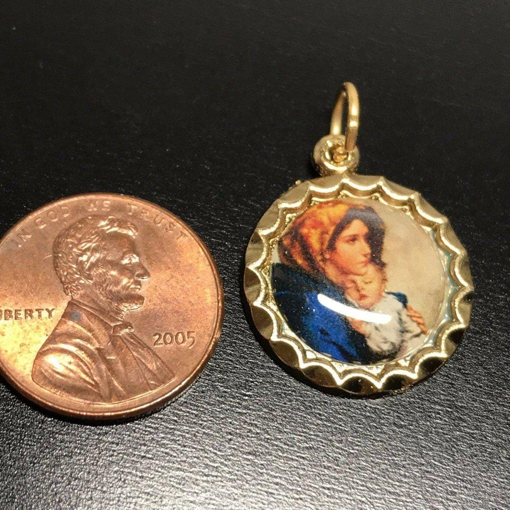 Madonna Of The Streets - Our Lady Virgn Mary Medal - Pendant Catholic Charm | Catholically