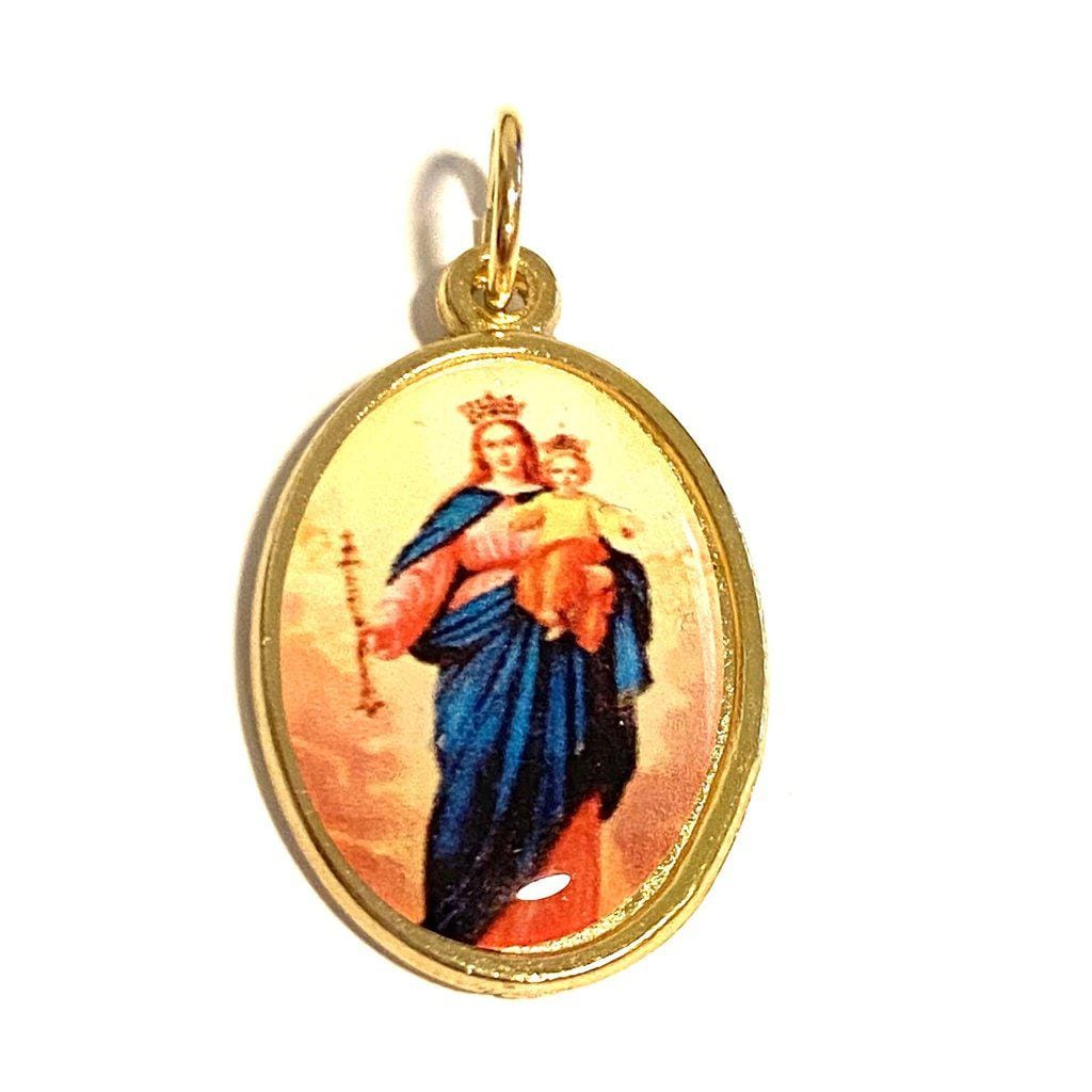 Mary Help Of Christians - Medal - Catholic Charm - Pendant | Catholically